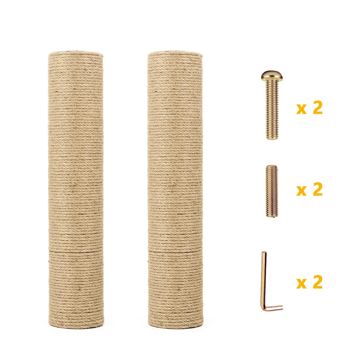 M8 Cat Tree Tower Scratching Post Replacement Set Refill Pole Parts for Kittens Tower Scratch Pole Accessories for Scratching