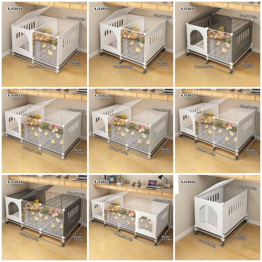 Encrypted Chicken Cage Large Household Indoor and Outdoor Anti-Yellow Rat Wolf Rutin Chicken Coop with Feces Tray Breeding Cage Duck and Goose Cage