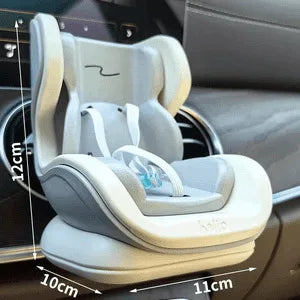Hamster Car Seat Vent Clip Adorable Miniature Pet Model Safe Driving Accessories Cute Mouse Decor for Dashboard Gift Idea