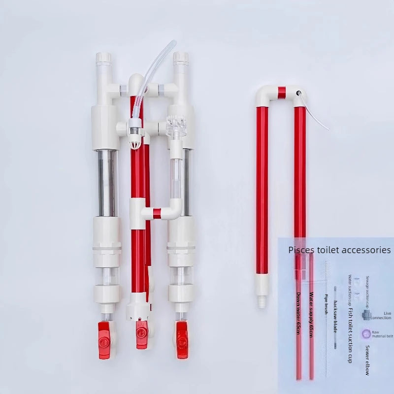Aquarium Siphon Fish Tank Bottom Filter Sucking Stool Siphon Vacuum Cleaner Water Filter Siphons Fish Toilet Aquarium Cleaning
