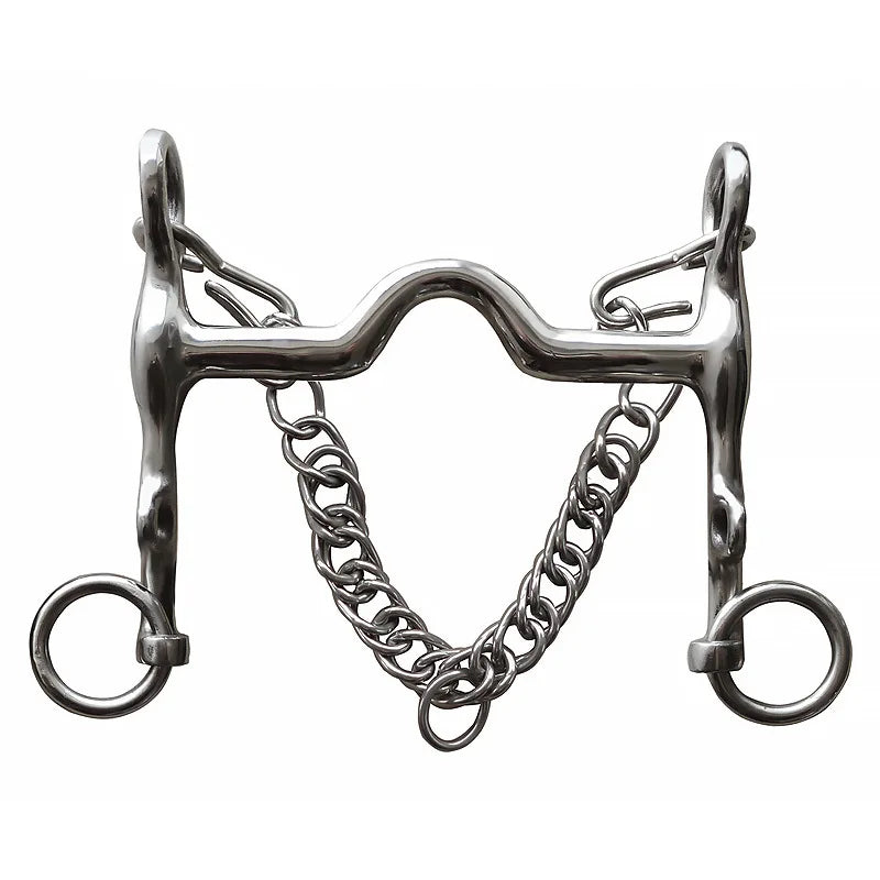 Professional Horse Bit Stainless Steel Chain Horse Snaffle Bit Equestrian Harness Equipment Product