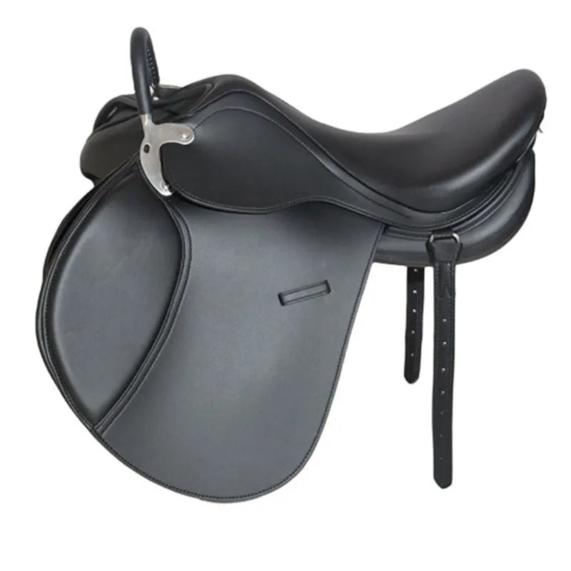 Armrest Full Set Comprehensive Novice Saddle Microfiber Wear-Resistant Horse Harness Equestrian Saddle English Saddle