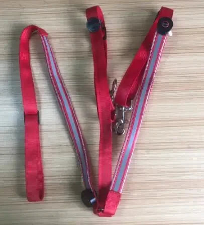USB Rechargeable Horse Breastplate Harness Nylon Night Safety Three Charging Wires Riding Equipment Outdoor Visible At Night