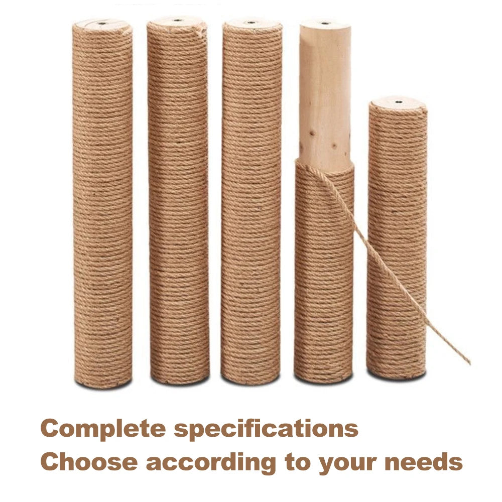 2PCS cat scratch pole, DIY accessories for cat climbing frame, suitable for cat climbing frame or Replacing Old and Damaged Cat Scratch Poles
