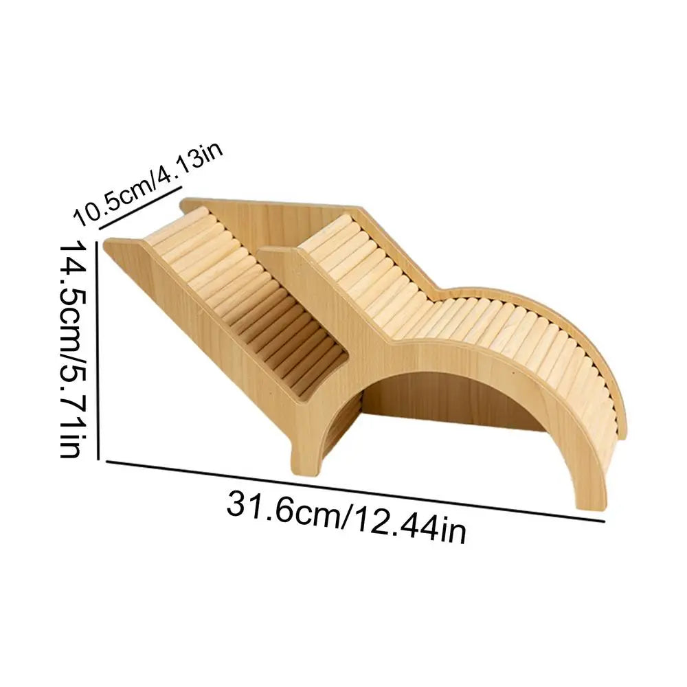 Hamster Tunnel Underground Burrow Hamster Tunnel Toy Wooden Small Animals Playpen For Gerbils And Hedgehogs