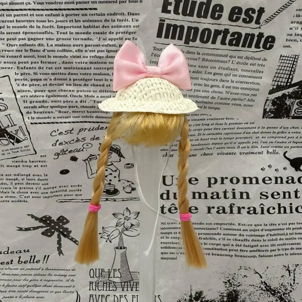 Small Pet Bird Hand Woven Headband Hat Peony Parrot Pet Hair Accessory Headband Adjustable Bird Toy Accessories Pet Supplies