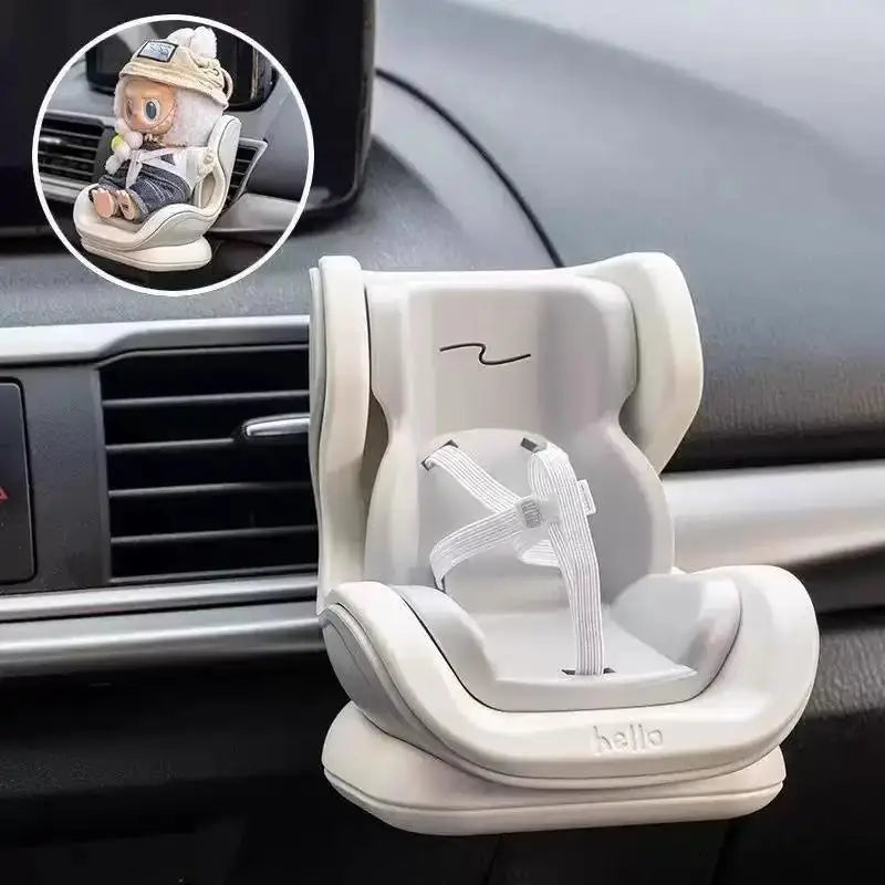 Hamster Car Seat Vent Clip Adorable Miniature Pet Model Safe Driving Accessories Cute Mouse Decor for Dashboard Gift Idea