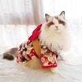 Spring Cotton Pet Cat Clothes for Cats Clothing Sweet Stripe Sphynx Cat Vest Shirt Hairless Cats