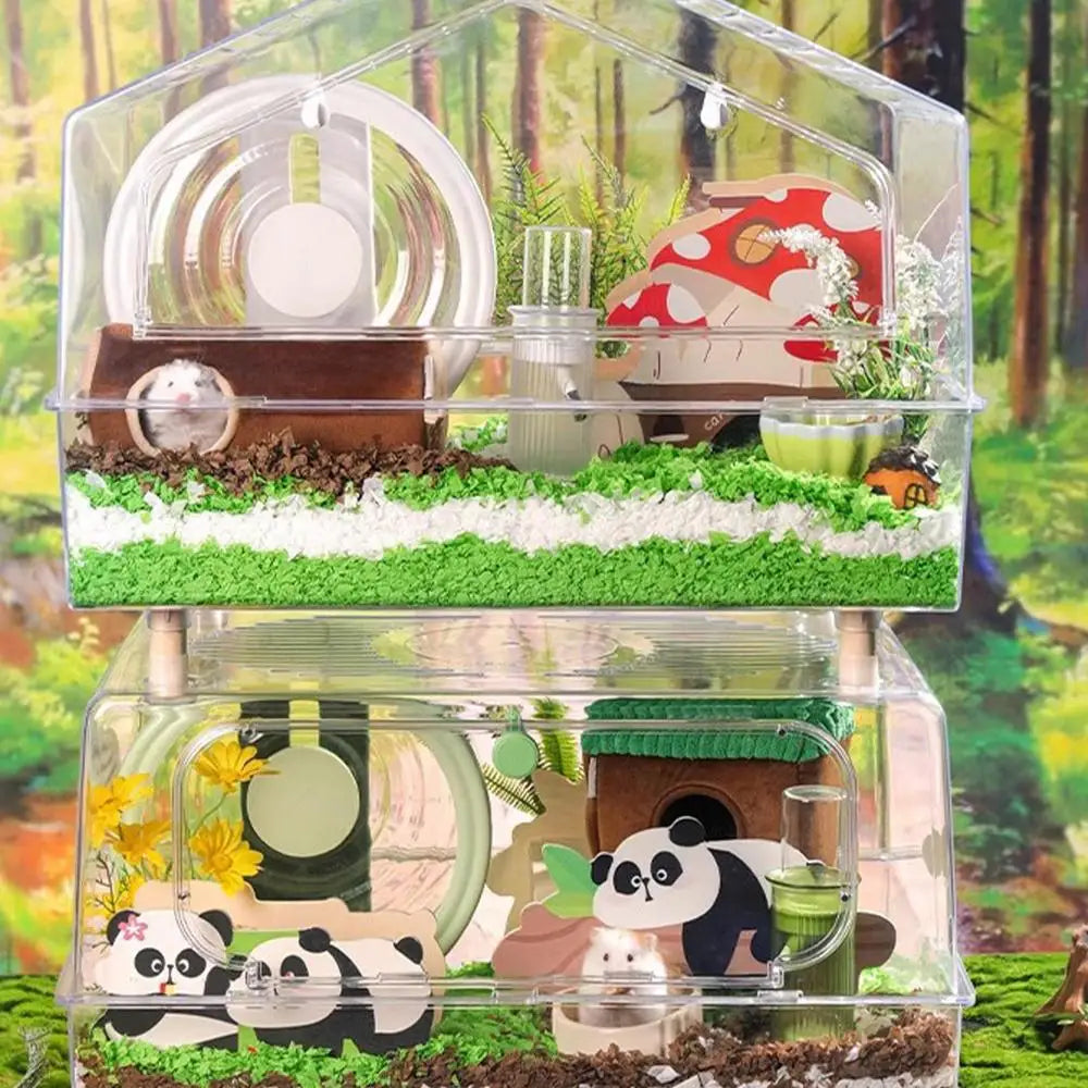 Hammock Warm Bed Small Animal Tube Cage House Hamster Guinea Pig Tunnel House Double Sided