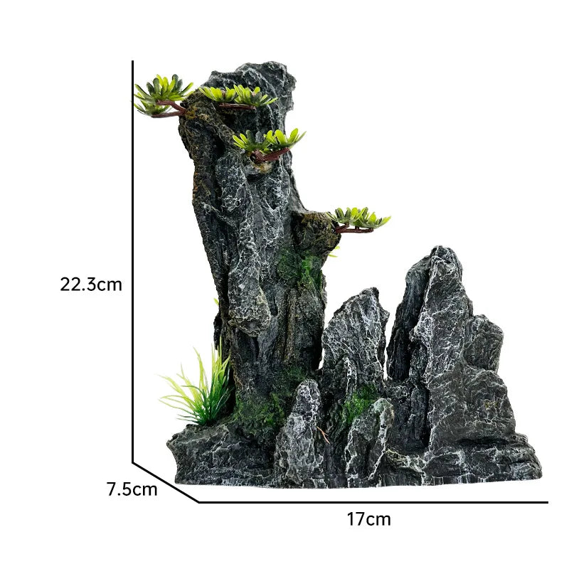 Rockery Aquarium Accessories Decorations Fish Tank Decoration Aquarium Landscape Background Simulation Rockery for Aquarium