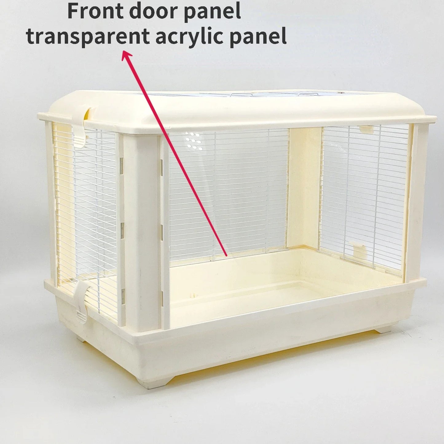 Pet Cage Hamster Cages 60cm Base Heightening Bear Oversized Acrylic Transparent Ornamental Hamsters Supplies