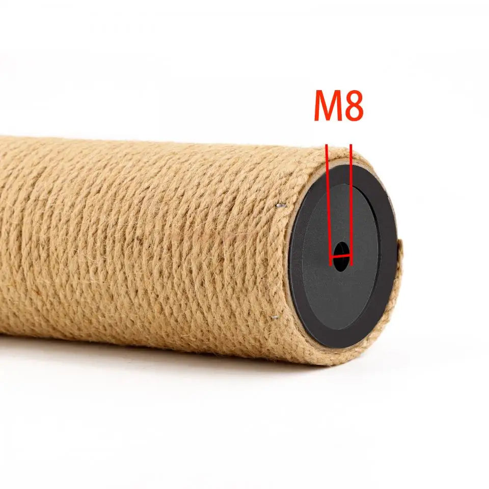 M8 Cat Tree Tower Scratching Post Replacement Set Refill Pole Parts for Kittens Tower Scratch Pole Accessories for Scratching