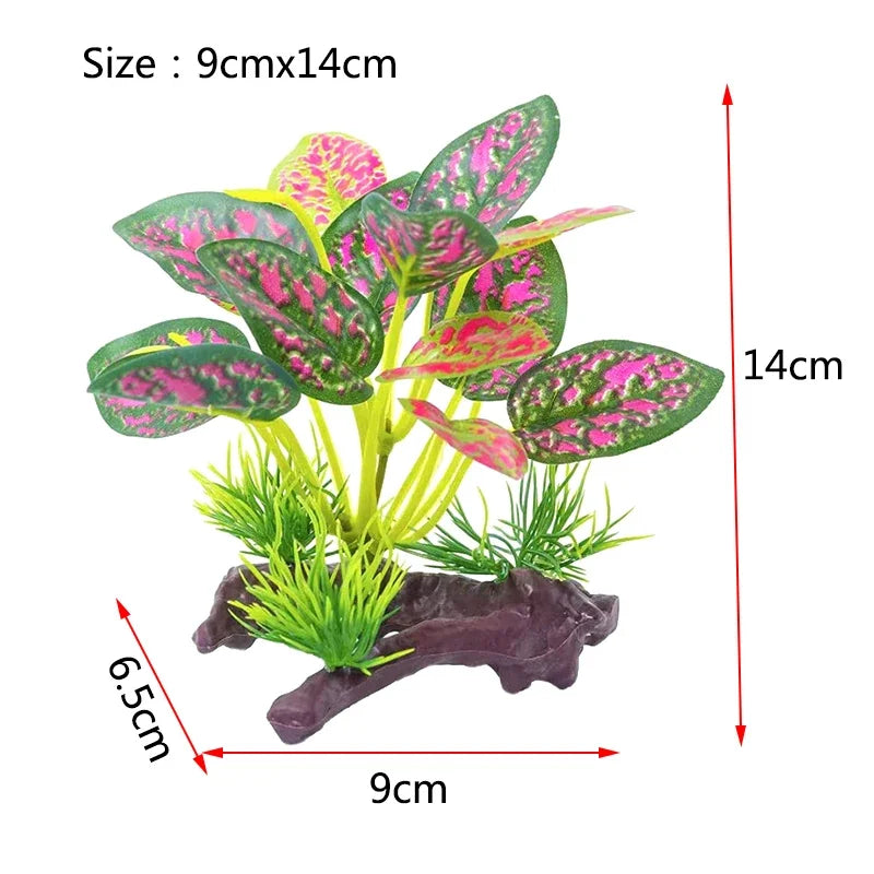 Artificial Underwater Grass Aquarium Fish Tank Simulation Decoration Aquarium Backgrounds Plants Water Grass Accessories