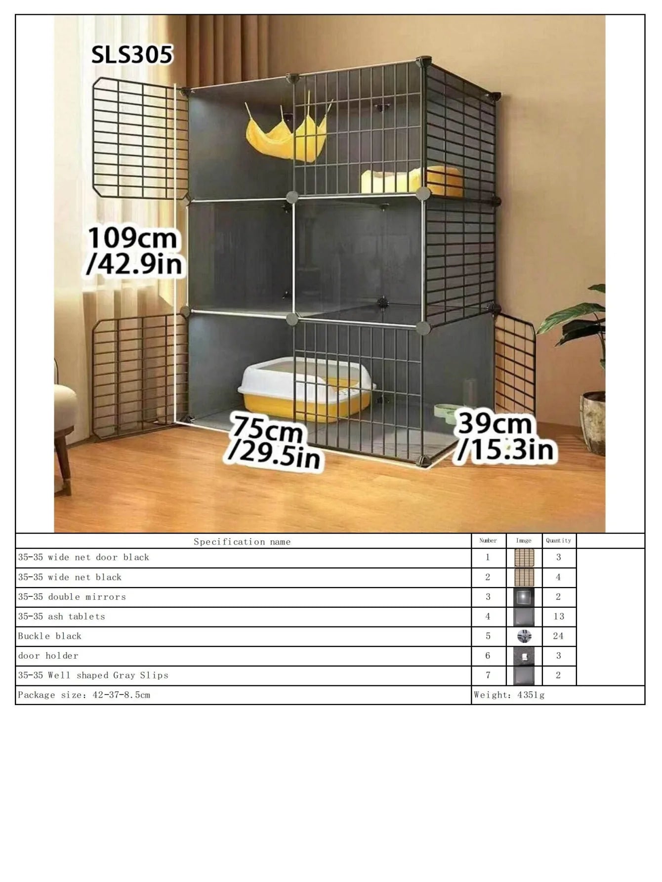 Cat Cage, Household Indoor Small Apartment, Cat Villa, Cat House, Cat Nest, Integrated Does Not Occupy an Area
