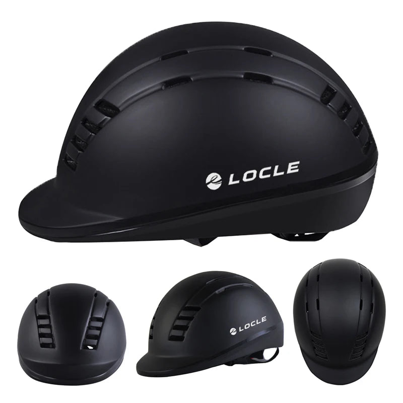 LOCLE Women Men Half Cover Sport Protective Anti Impact Cap Equestrian Helmet Adult Horse Riding Guard Hat Horse Equipment