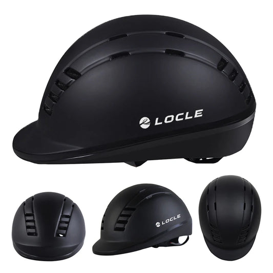 LOCLE Women Men Half Cover Sport Protective Anti Impact Cap Equestrian Helmet Adult Horse Riding Guard Hat Horse Equipment