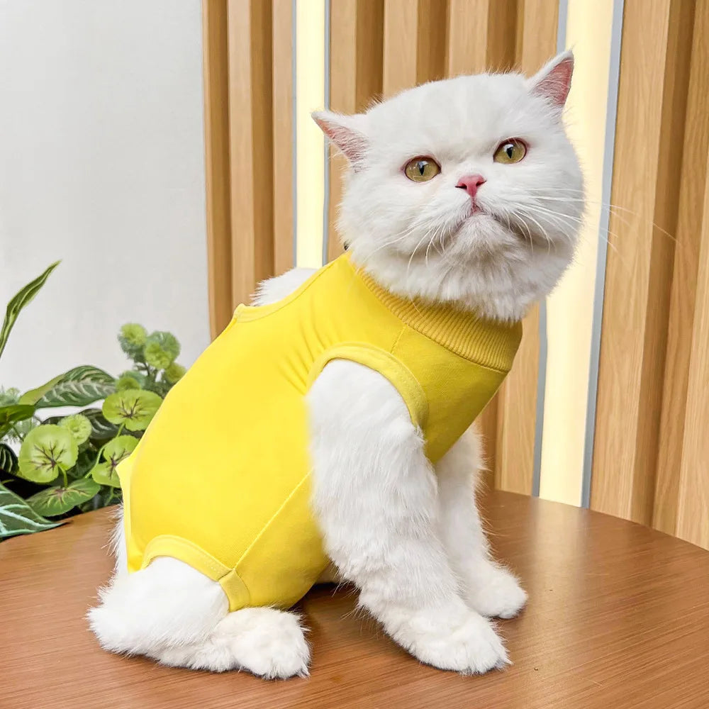 Cats Surgery Recovery Suit for Small Medium Dog Cat Vest Pet Shirt Soft Pajamas After Surgery Wear Recovery Clothes Anti Licking