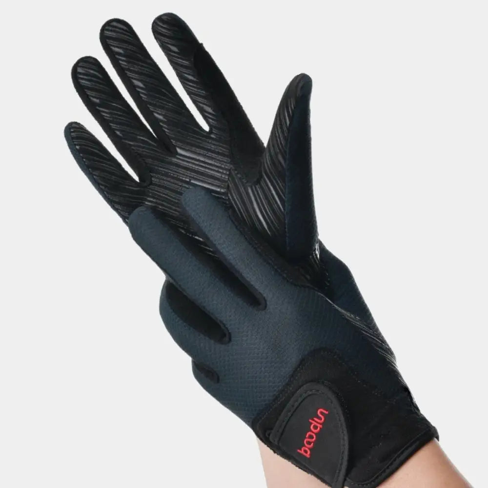 Suede Horse Riding Gloves Wear Resistant Lightweight Equestrian Gloves Anti-slip Comfortable Sports Riding Gloves