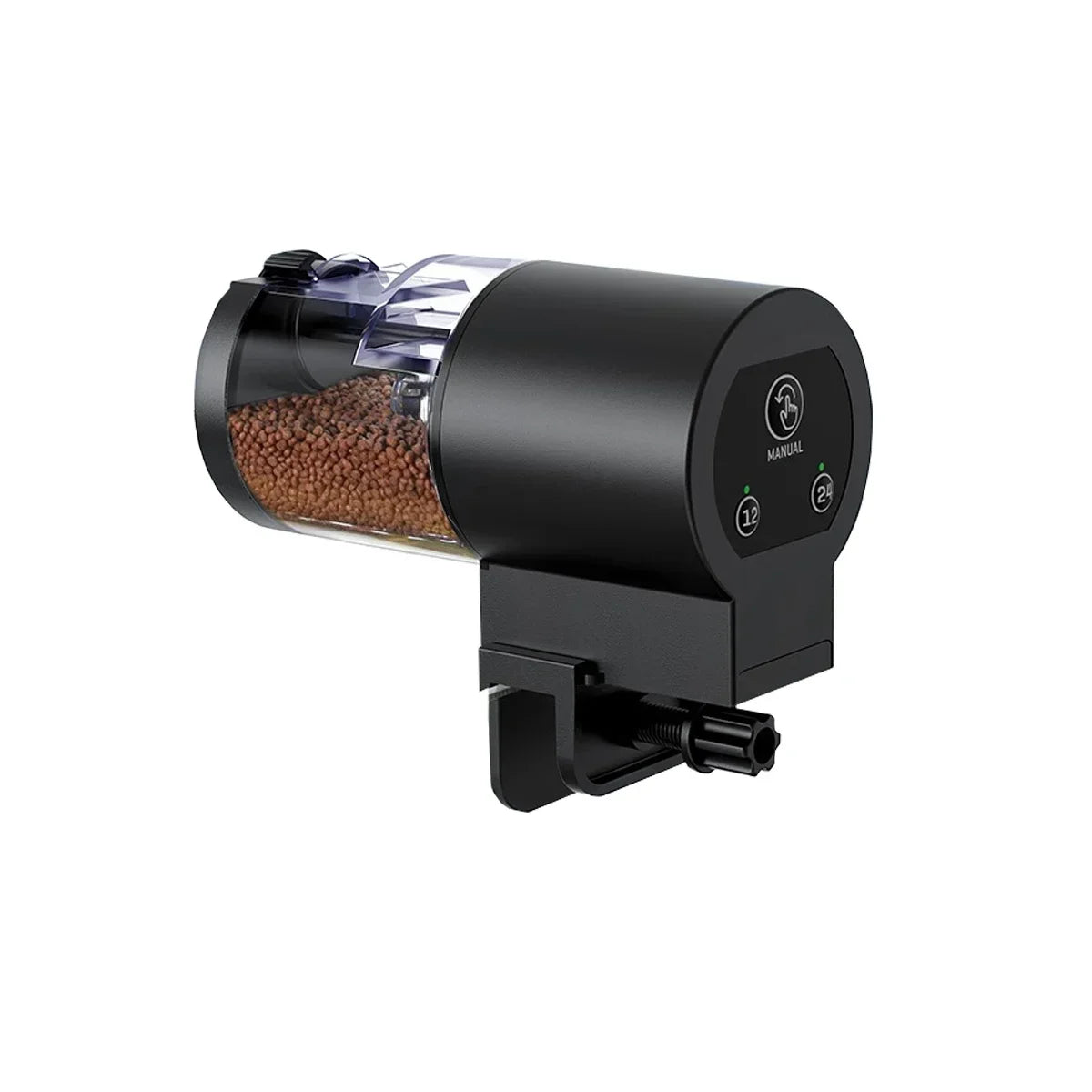 Automatic Fish Feeder for Aquariums,100ml Capacity Auto Fish Feeders Easy to Set Up with Battery
