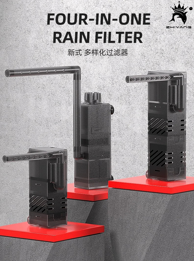 USB fish tank low water filter Aquarium Turtle tank Filter circulation Filtration oxygenation Small fountain