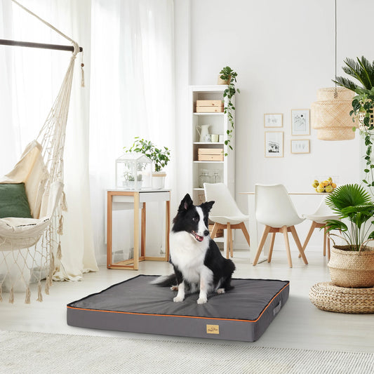 Dog Pet Bed  Large Padded Orthopedic Dog Bed Foam Cushion Foam Cushion with Washable Cover  Removable Cover