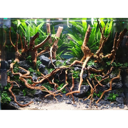 Creative Micro-landscape Rattan Driftwood Tree Root DIY Aquarium Fish Tank Decoration Accessories