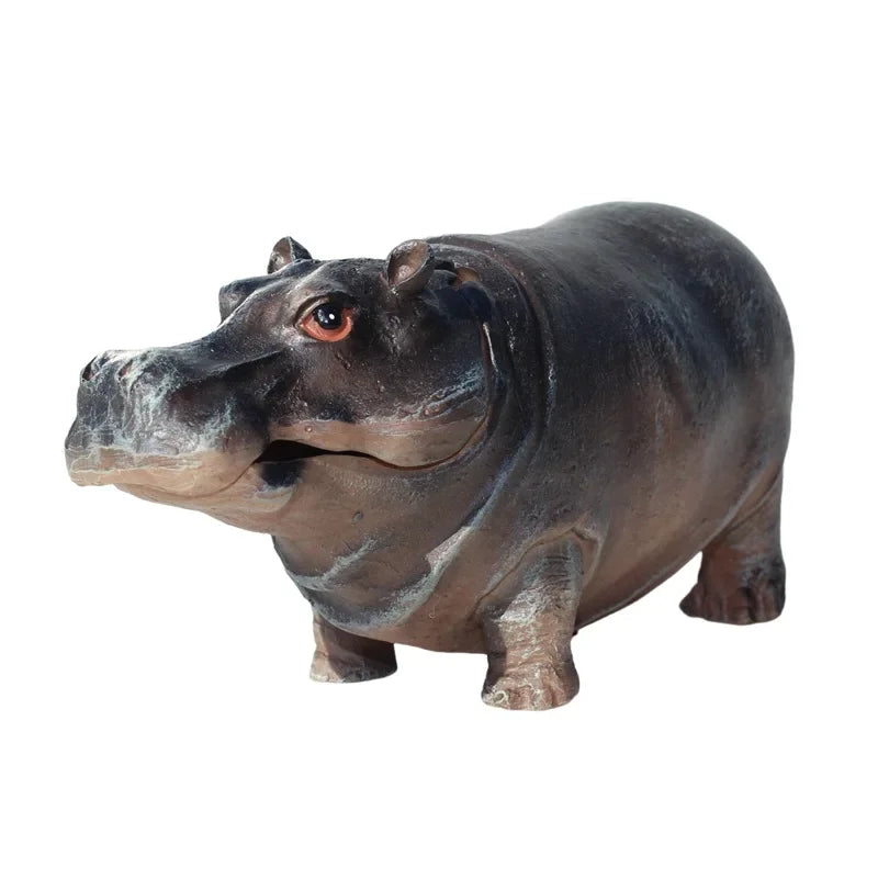 Fish Tank Decorations Hippo Creative Pneumatic Oxygen Pump Levels Aquarium Remove Oil Film Perfect Aquarium Ornament Air Bubbler