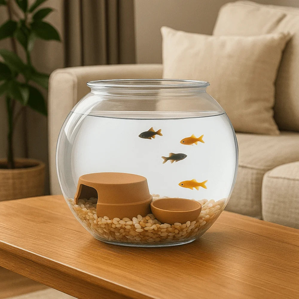 Multifunctional Ceramics Reptile Hide Box Decorative Hiding area Turtle Hideout Entrance Reptile Terrarium for Home