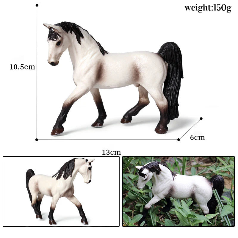 Miniature Horse Cowboy Stud Farm Stable Horseman Action Figures Animal Model Appaloosa Harvard Hannover Clydesdale Quarter Horse and more