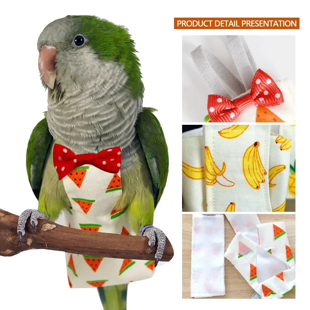 Parrot Diaper Flight Suit Diaper Clothes Parrot Parakeet Pigeon Medium Large Pet Bird