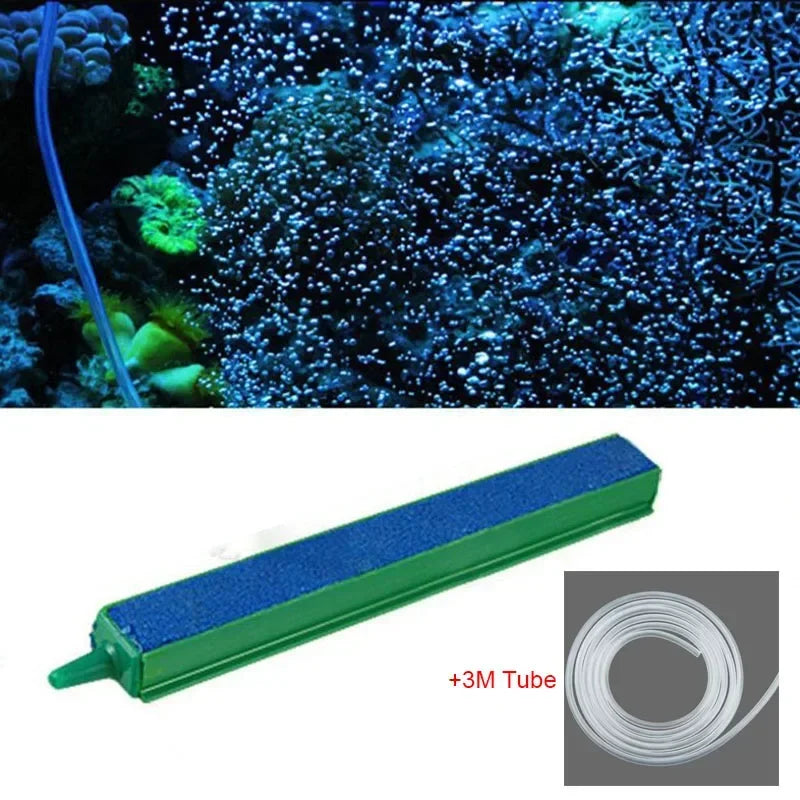 Air Pump Sand Stone Aquarium Oxygen Pump Fresh Air Stone Bubble Bar Aquarium Fish Tank Aerator Pump
