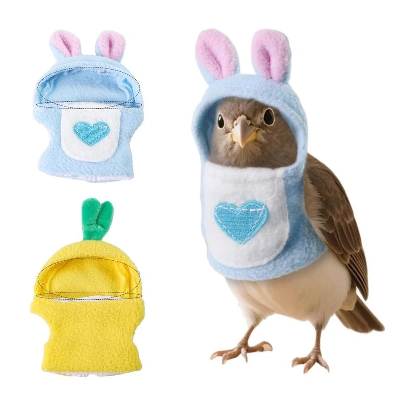 1Pc Cute Soft Bird Role Play Clothes Funny Transform Into Rabbit Pineapple Bird Clothing Cosplay Photo Prop Bird Parrot Clothing