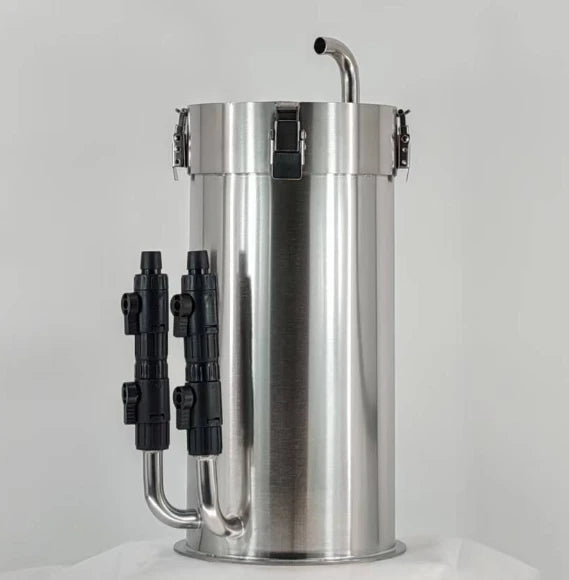 ADA Style External Aquarium Canister Stainless Steel Pro Canister Filter Fish Tank Filter Bucket Barrel Filter for Aquariums