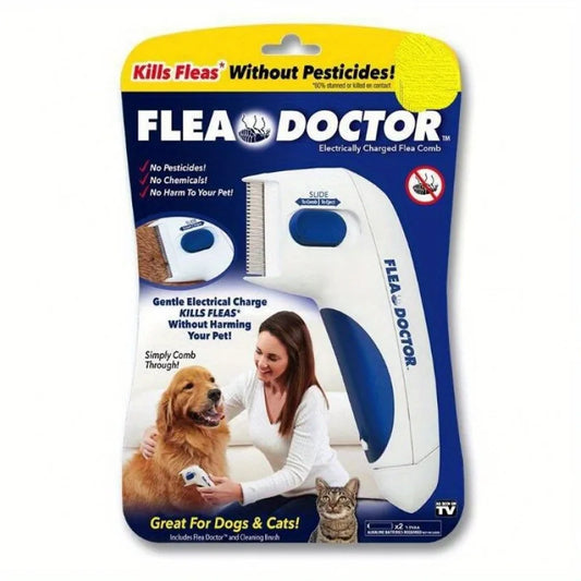 1pcs Cat & Dog electric Comb, removes loose hair fleas, and eggs:. Electronic lice Remover, suitable For Cats, Dogs, and Rabbits.