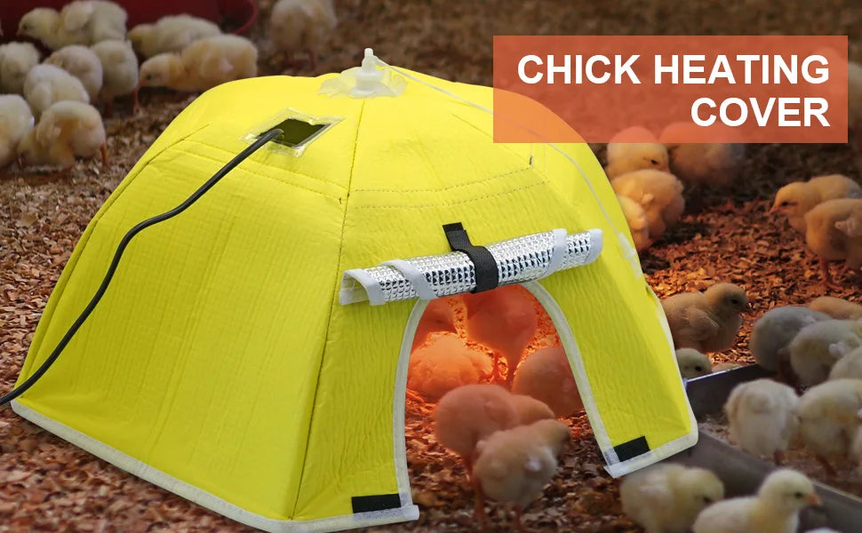 Electric Chick Brooder Heating Cover Chick Cage Heater Chicken Warmer Easy To Install Convenient Time-saving 110V/220V