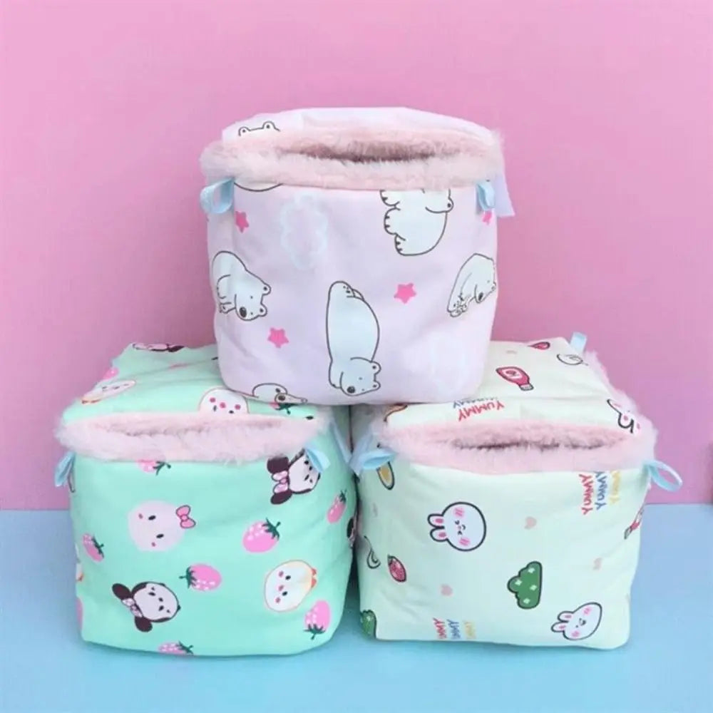 Waterproof Cloth Hamster Cotton Nest Soft Cotton Guinea Pigs House Comfortable Warm Hamster Sleeping Bag Spring