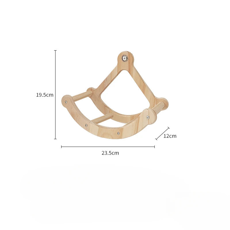 1pc Bird Wheel Toy Interactive Spinner Wheel Wooden Birds Toys Cage Accessories For birds Conures Parakeets Parrots Cockatiels Budgies