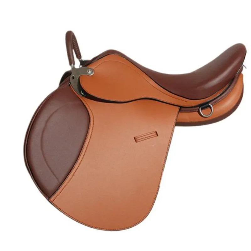 Armrest Full Set Comprehensive Novice Saddle Microfiber Wear-Resistant Horse Harness Equestrian Saddle English Saddle