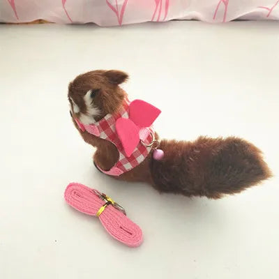 Lovely Hamster Clothes Small Animal Clothing Accessories Rabbit troll Clothes Vest Guinea Pig Outdoor Leash Pet Items