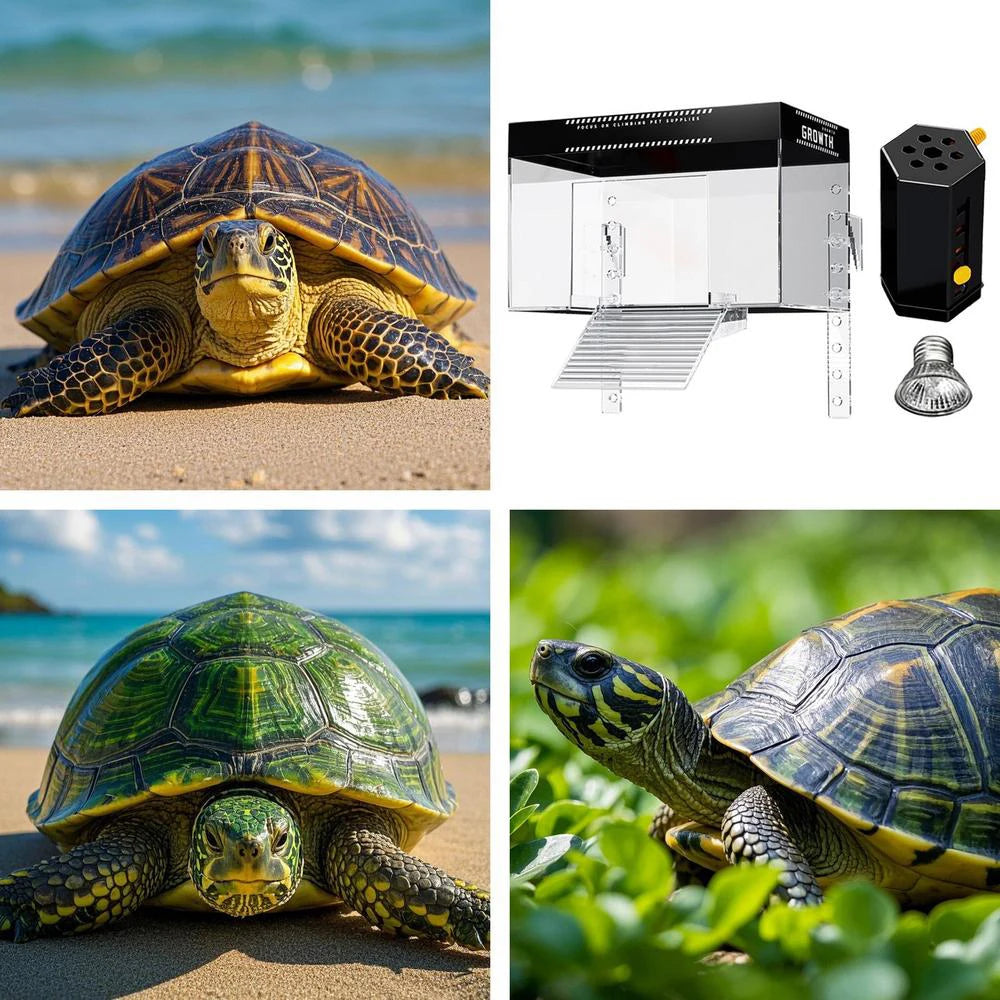 Turtle Sunbathing Room Turtle Tank Climbing Platform Aquarium Floating Island Deep-water Turtle Tank Special Climbing Platform