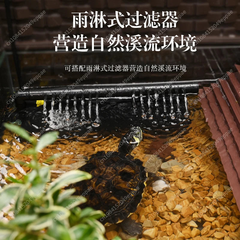 Turtle special ecological landscaping breeding tank breeding box household raising yellow edge turtle large extra large amphibians