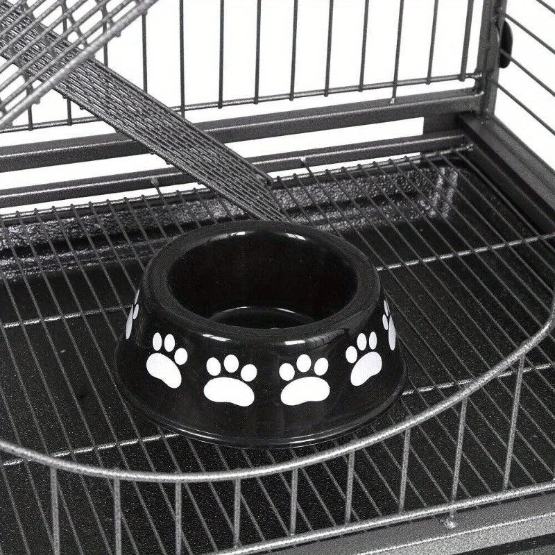 Ferret Cage Rabbit Guinea Pig Chinchilla Rat Small Animal House 37" 4 Levels