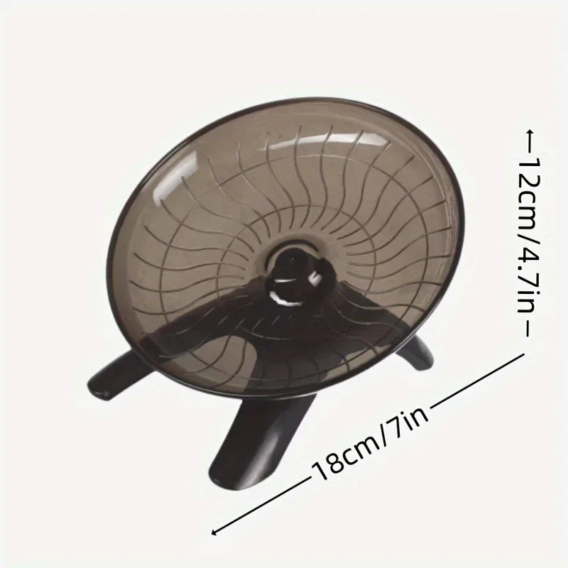 Silent Hamster Running Wheel Quiet Exercise Saucer for Small Pets Durable Non-Slip Rotating Disc for Hamsters Mice Hedgehogs, Gerbils, , Guinea Pigs, Rats , Parrots