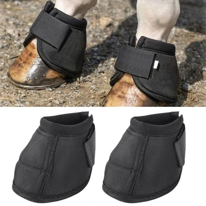 Horse Bells Boot Horse Care Boot Tear Resistant Horse Protective Bells Boot Protective Gear Accessories for Training