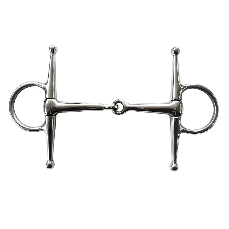 Equestrian Horse Mouth Bit Snaffle Gag Bite Horse Training Riding Harness Supplies