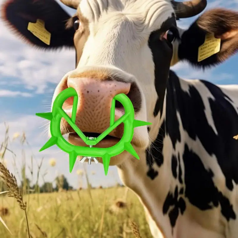Cow Nose Ring Calf Cow Cattle Weaner 10 Pieces Livestock Nose Ring Large Livestock Farming Tools