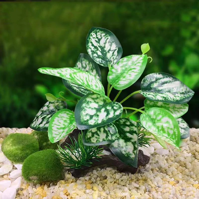Artificial Underwater Grass Aquarium Fish Tank Simulation Decoration Aquarium Backgrounds Plants Water Grass Accessories