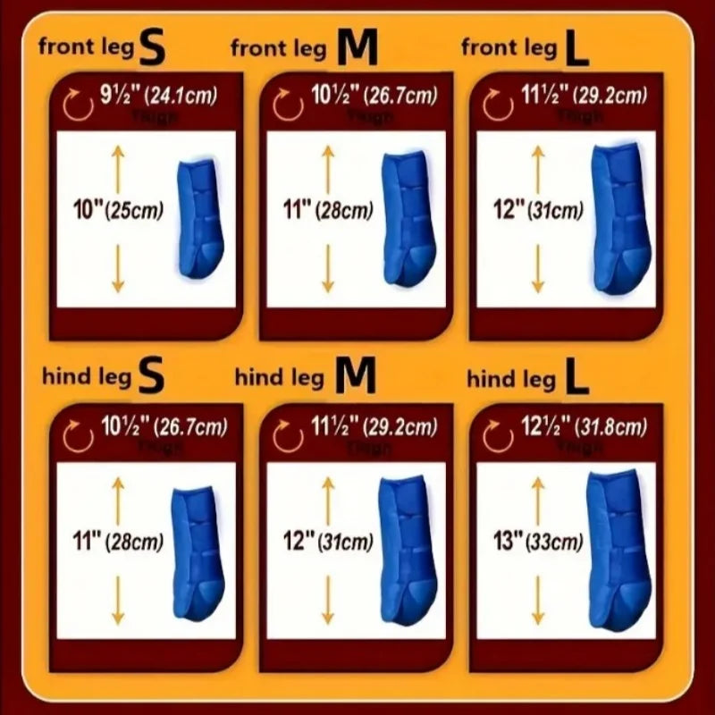Horse leg protection against bump and scratch driving material horse gaiters Professional racing equipment Horse protective gear