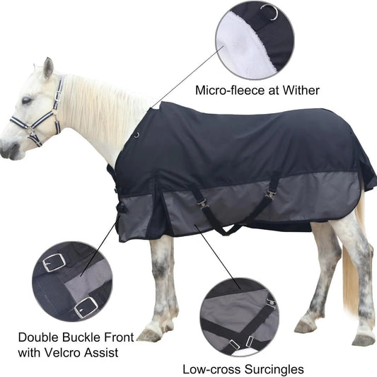 Caparison Protective Tear-Resistant Mesh Horse Fly Sheet Comfy Equine Summer Sheet Breathable and UV Resistance