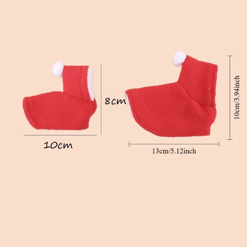 Christmas Parrot Cloak Autumn and Winter Warm Cloak Parrot Clothing Pet Bird Outdoor Clothing Bird Accessories 1pcs